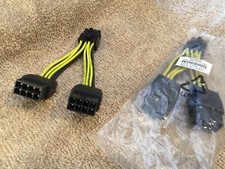 NVIDIA dual 8 PIN  to 8 PIN  VIDEO Power Cable FOR Tesla M60 P40 P100 GPU,Yellow picture