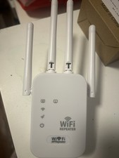 Wireless-N WiFi Repeater Range Extender, White, WPS, 2x RJ-45 LAN Ports picture