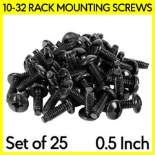 Set of 25x 10-32 Rack Screws 1/2