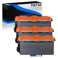 3PK High Yield TN750 TN720 Toner Cartridge Fit for Brother DCP-8155DN HL-6180DWT picture