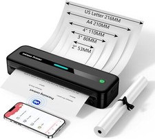 Phomemo M832 A4 Bluetooth Portable Thermal Printer For Android iOS Laptop lot picture