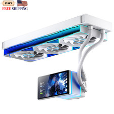 PF 360 CPU Water AIO Cooler Liquid Cooling 5.5 inch LCD Magnetic Screen 360mm... picture