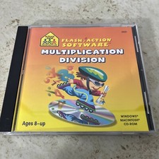 Flash Action Software Multiplication Division (Vintage PC/Mac CD-ROM, 1999) picture
