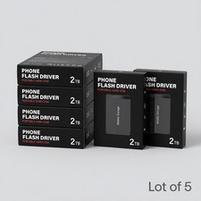 2TB Portable External Storage Drive Lot of 5 USB 3.0 Reseller Lot picture
