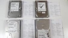 Lot of 4 500GB Hitachi 7200RPM 3.5 hdt721050sla360 hds721050cla362 tested picture