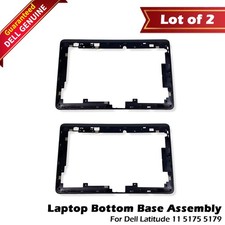 Lot X 2 GENUINE DELL LATITUDE 11 5175 5179 SERIES BLACK BOTTOM BASE CASE 0YW1N picture