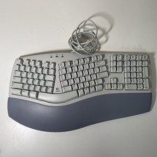 NewTouch Compact Keyboard Logitech Split Contoured Ergonomic SK-6201 Y-SD5 PS/2 picture