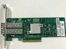 Brocade 825 Dual Port 8 Gbps FC Host Bus Adapter 7T5GY KKYWJ BR-825 w/ 2 8GB SFP picture