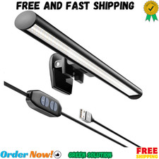 Black Portable Laptop Monitor Light Bar USB Computer Screen Lamp picture