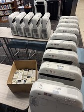 Lot of 14 Epson Interactive Projectors | 585Wi, 685Wi, 485Wi & 475Wi | Used picture