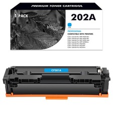 1PK CF501A Cyan Toner for HP 202A LaserJet Pro M254 M254dn M254dw M254nw M281 picture