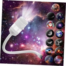 Galaxy Projector Night Light, USB Star Projector with 13 Projection Films picture