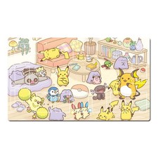 Pokemon Duel Playmat Cute TCG CCG Gaming Play Pad Trading Card Game Mat Mousepad picture