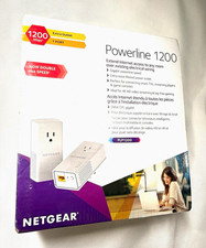 NETGEAR Powerline 1200 PLP1200 1200Mbps Powerline Adapter Kit 2-Pack Outlet picture