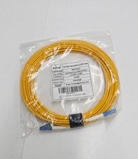 (QTY 2) Elfcam 10m Fiber Optic Cable LC/UPC to LC/UPC Simplex Singlemode 9/125μm picture