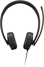 Lenovo USB-A Wired Stereo Headset AI Noise Cancelling Boom Mic 4XD1P83425 picture