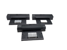 Lot of 3 Dell Dell PR02X and K09A Laptop Docking Station - Black NO AC Adapter picture