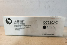 HP CC530AC same as CC530a 304A Black Toner Cartridge Genuine New Sealed Open Box picture