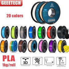 1KG/Roll Geeetech 1.75mm PLA Filament High Precision 3D Printer Filament US picture