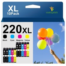 10PK T220XL 220XL Ink For Epson XP-420 XP-424 XP-320 WF2630 WF2660 2760 printer picture