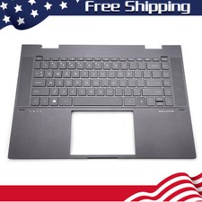 For HP ENVY X360 15M-ES 15-EU 15M-EU Palmrest Backlit Keyboard M45489-001 Brown picture