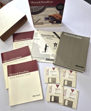 Microsoft PowerPoint 2.01 Vintage Macintosh Desktop Presentation Program 90's picture