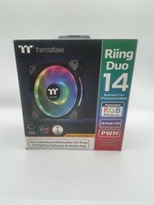 Thermaltake Riing Duo 14 RGB Plus Radiator PWM Fan, CL-F078-PL14SW-A (3 Pack) picture