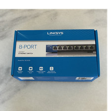 Linksys SE3008 8-Port Gigabit Unmanaged Ethernet Switch RJ-45 Wired 1000 Mbps picture