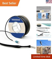 330ft/100m OD-5mm Industrial TPU OM3 Fiber LC to LC Outdoor Armored Fiber Pat... picture