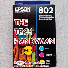 3-PACK EPSON GENUINE 802 COLOR INK (NO RETAIL BOX) WORKFORCE PRO WF-4730 WF-4734 picture