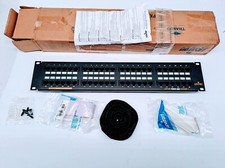 Leviton Cat. No. 59484-B48, CAT 5 Power Sum. 48 Port Data Network Patch Panel picture