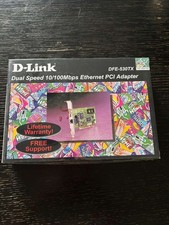 NEW D-Link DFE-530TX PCI Ethernet Card 10/100 LAN Adapter Windows XP 98 Legacy picture