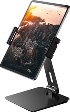 Heavy-Duty Aluminum Alloy Tablet Stand 360 Swivel Foldable Non-Skid for iPad picture