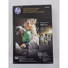 HP Advanced Glossy Photo Paper 1 Pack 100 Sheets Each Inkjet Printer New/Sealed picture