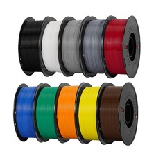 💥 10 Colors 💥 3D Printer High Speed PETG Filament 1.75mm 10KG Bundle Spools picture