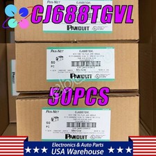 NEW Fits Panduit Giga TX Cat6 jack Violet CJ688TGVL BOX OF 50.  picture