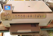 HP Photosmart C6280 All-In-One Printer - Powers On Scans Great - Needs Ink Parts picture