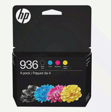 New HP 936 4-Pack Ink Cartridges Black Cyan Magenta Yellow 6C3Z5LN Ink Only picture