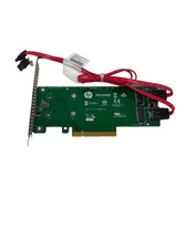 HPE 759505-001 Dual M.2 SATA 2280 Enablement Kit Riser Card w/Cables Full Height picture