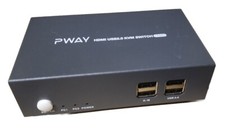 PWAY PW-S7201H2 Portable 2 In 1 Out Dual Monitor HDMI KVM Switch USB Powered picture