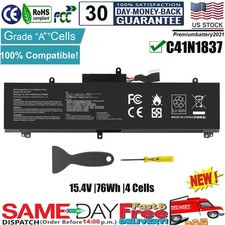 C41N1837 Battery For ASUS ROG Zephyrus G15 GA502 M15 GU502G S15 GX502 76Wh 15.4V picture