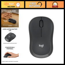 Compact Silent Bluetooth Wireless Mouse - Wireless, Ergonomic, Graphite Color picture