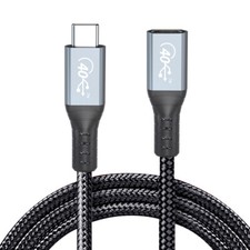 USB4 Extension Cable Male to Female 40Gbps with 100W Charging and 8K@60Hz picture