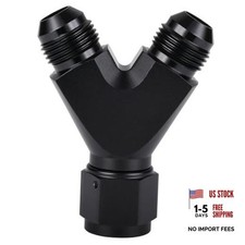8AN Female to Dual 8AN Male Y Block Fitting Splitter 8AN Female to 2x8AN Male picture