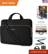 Chic 15.6 Inch Laptop Sleeve Case with Waterproof Design & Shoulder Strap picture