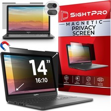 Magnetic Laptop Privacy Screen 14 Inch 16:10 - Removable Laptop Privacy Filter S picture