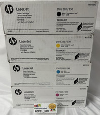 New Genuine HP W2150XC-W2153XC Toner Set 4-Pack High Yield 210X FedEx Overnight picture