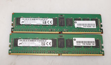 Lot 2x 8GB (16GB) Micron MTA18ASF1G72PZ-2G1A2 PC4-17000 SDRAM Memory picture