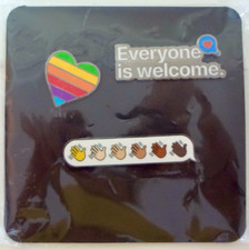 Apple Mac Computer Rainbow MAGNET (3 Pieces) EXTREMELY RARE FIND . NEW sealed picture