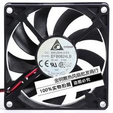 1PCS Delta 8015 EFB0824LB 24V 0.10A Silent DC Cooling Fan for Inverters picture